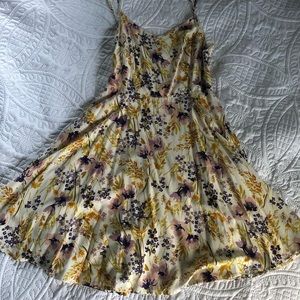 Old Navy yellow floral dress